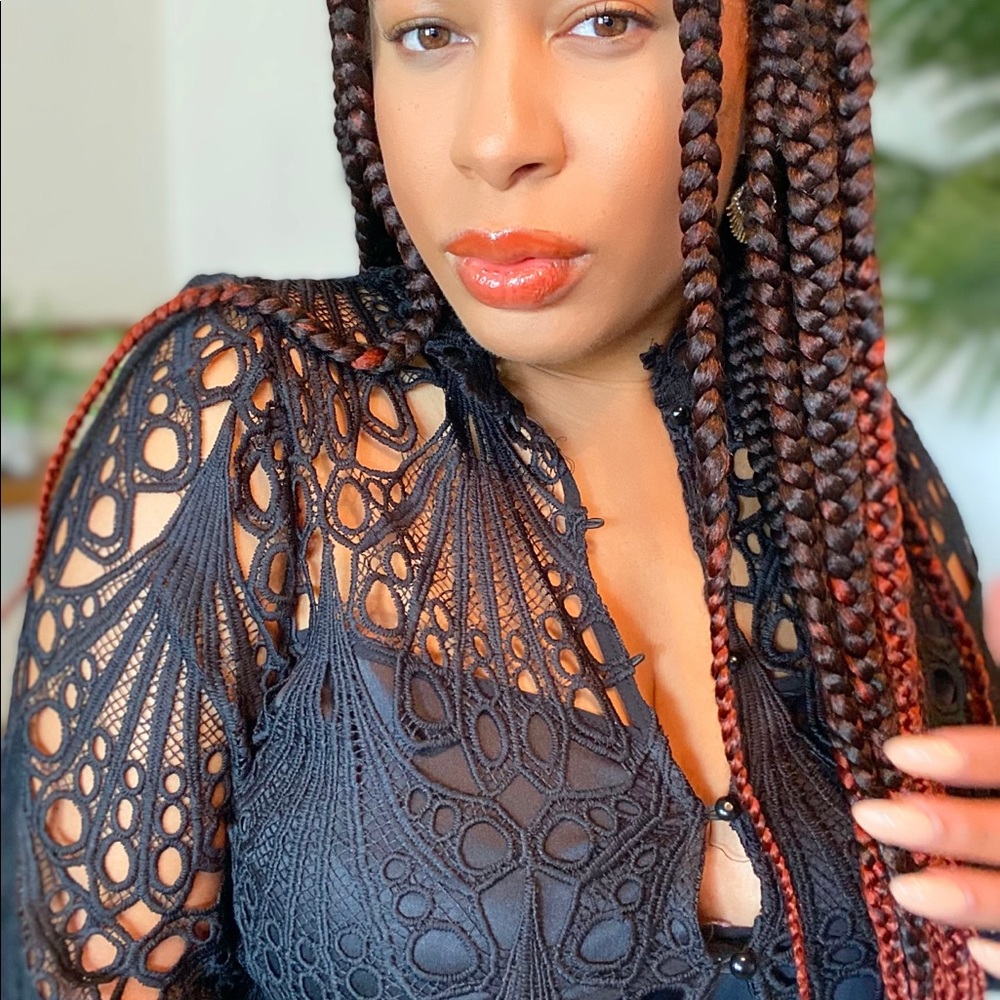Crochet lace blouse